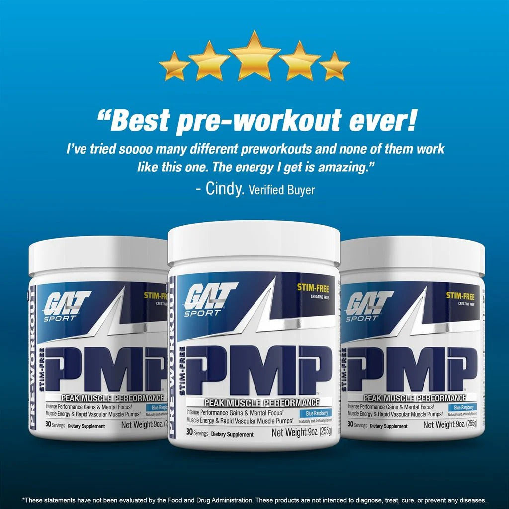 GAT PMP without STM Peak Muscle Performance Agmatine sulfate Nox Pump Preworkout - Görsel 6