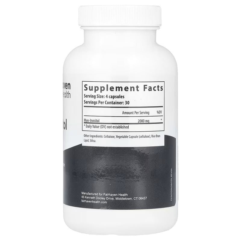 Fairhaven Health, Myo-Inositol, 2,000 mg, 120 Caps