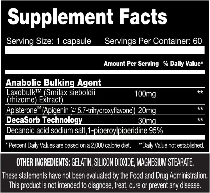 Killer Labz LAXO BULK LAXOGENİN+APİGENİN 60 Caps - Görsel 3