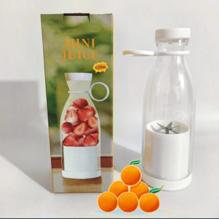 Taşınabilir Elektrikli Mini Blender Mikser Shaker Şişe 420 ml (USB Şarj Edilebilir)