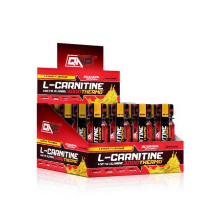 Limon Aromalı QNP NUTRITION L CARNITINE THERMO BULLET 3000 MG 60ml x 20 ADET + BETA ALANİNE