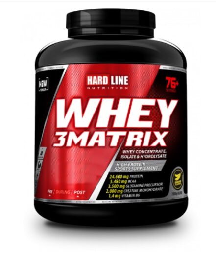 Hardline Whey 3Matrix 2300 Gr Muzlu
