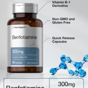 Horbaach Benfotiamine 300mg 60 Capsules