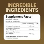 Dr. Berg Ashwagandha Capsules 1000mg 90 Caps - Görsel 4