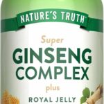 Nature's Truth Super Ginseng Complex (Korean Ginseng+American Ginseng) with Royal Jelly 60 Caps