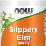 NOW Foods Slippery Elm (Ulmus rubra) 400 mg, 100 Veg Caps