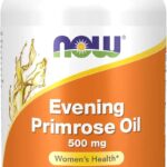 NOW Foods Evening Primrose Oil 500 mg with Healthy skin Naturally Occurring GLA (Gamma-Linolenic Acid), 250