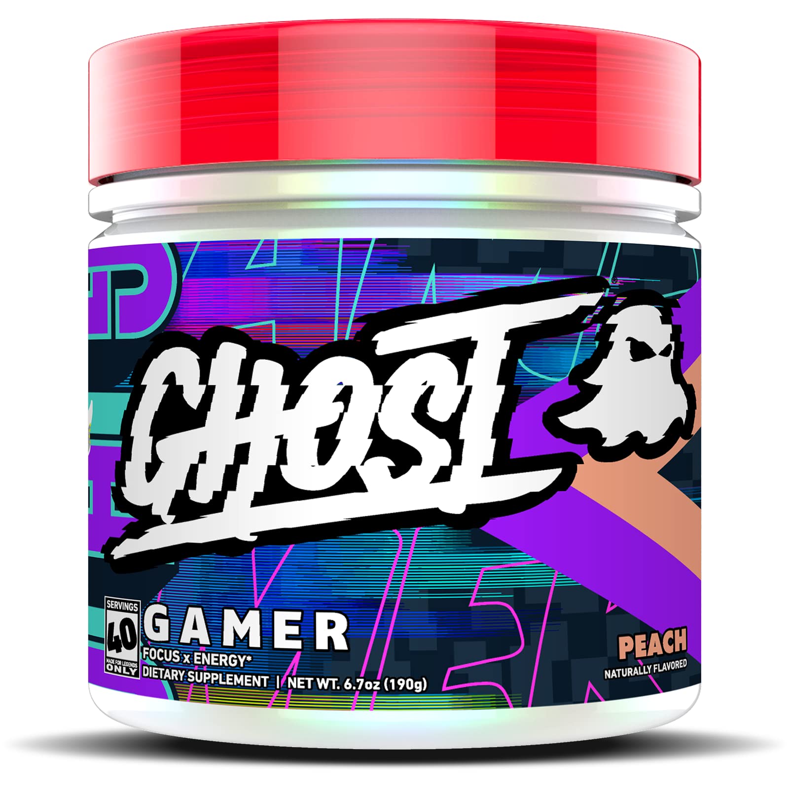 GHOST GAMER Energy and Focus Support Nootropıcs 40 servis (Arginine+Zinc+Tyrosine+Taurine) - Görsel 2