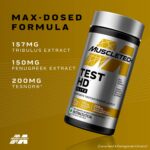 MuscleTech Test HD Elite Ksm66 Ashwagandha Tribulus+Shilajit+Boron+Maca+Grape 120 kapsül - Görsel 3
