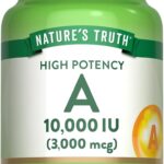 Nature's Truth, Vitamin A, High Potency, 10,000 IU (3,000 mcg), 100 Quick Softgels
