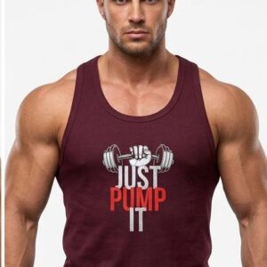 Baskılı Fitilli Beast Mode Bordo Atlet
