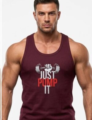 Baskılı Fitilli Beast Mode Bordo Atlet