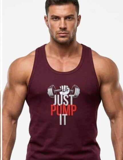 Baskılı Fitilli Beast Mode Bordo Atlet