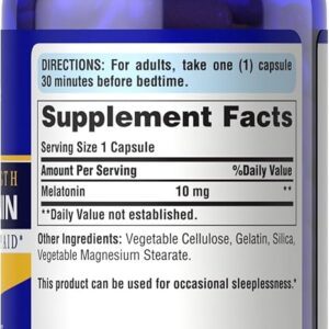 Puritan’s Pride Melatonin 10 mg 120 Capsules