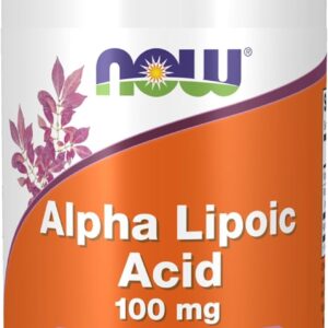 NOW Foods Supplements, Alpha Lipoic Acid 100 mg with Vitamins C & E, Free Radical Scavenger*, 60 Veg Caps