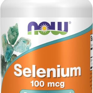 NOW Selenium(Selenyum) (L-Selenomethionine) 100 mcg, Essential Mineral*, 100 Tablets