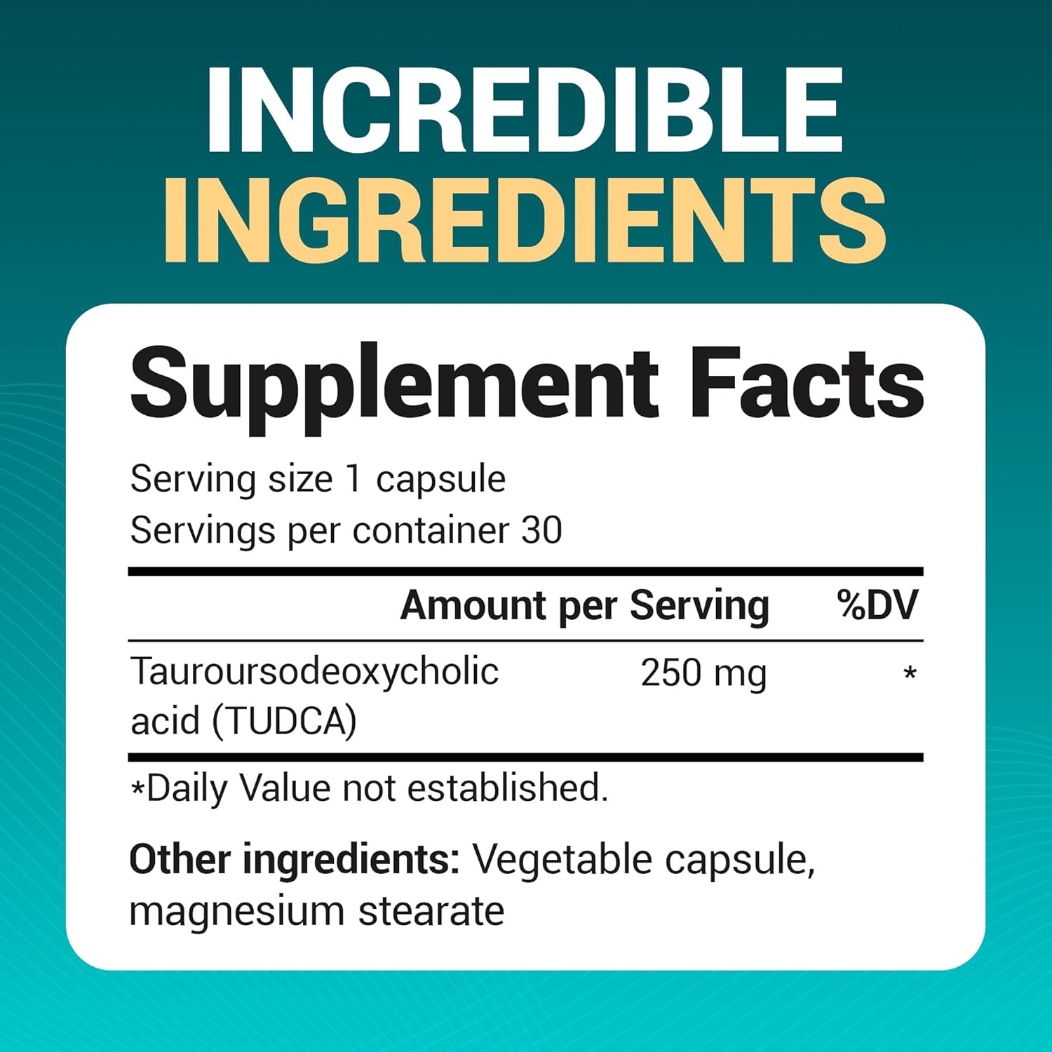 Dr. Berg TUDCA Tauroursodeoxycholic Acid Liver Health Bile Flow Gallbladder Digestive Health 30 Caps - Görsel 4