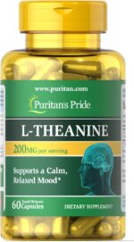 Puritan’s Pride L-Theanine 200 mg 60 Caps