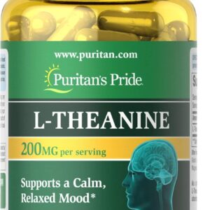 Puritan's Pride L-Theanine 200 mg 60 Caps