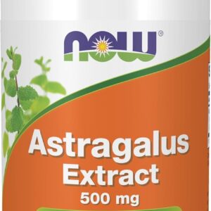 NOW Foods Immune Support Supplements, Astragalus Extract 500 mg 90 Veg Capsules