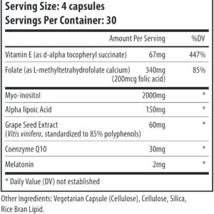 Fairhaven Health Ovaboost Fertility Supplements for Women 120 Capsules