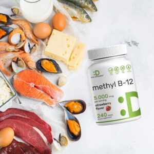 Deal Supplement Methyl B-12 Vitamins 5000 mcg, 240 Tablets