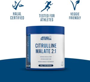 Applied Nutrition Citrulline Malate 2:1 3000mg Nitric Oxide Muscle Recovery 300 g - Görsel 3