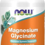 NOW Foods Magnesium Glycinate 200 mg, Highly Absorbable Form, 180 Tablet
