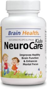 Neuro Care Kids Brain Health Alpha Gpc PhosphatidylSerine Lithium 60 Tablet