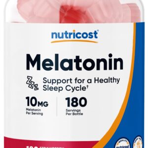 Nutricost Melatonin 10mg 180 Gummies