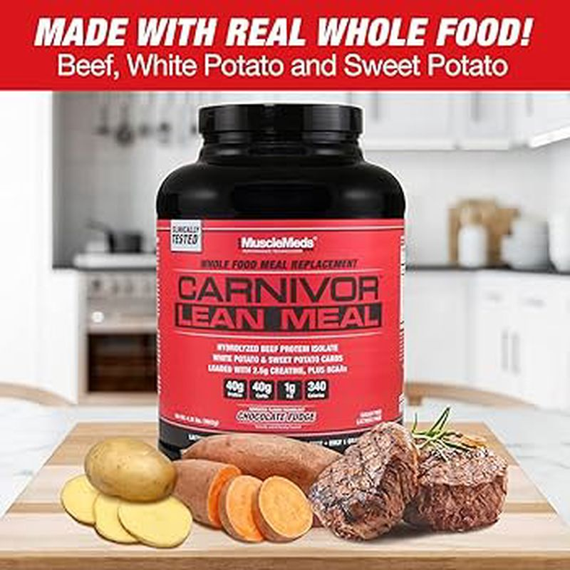 Musclemeds Carnivor Beef protein isolate Lean Meal Protein gainer (Öğün protein tozu) 1950 Gram - Görsel 2