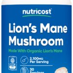 Nutricost Lion's Mane Mushroom Aslan yelesi mantarı 2100 mg 90 Caps
