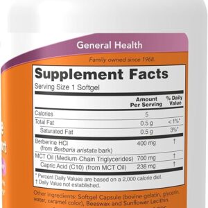 NOW Foods, Berberine Glucose Support, 90 Softgels
