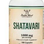 Double Wood Organic Shatavari Asparagus Caps 1,000mg 180 Caps Hormone Balance and Prolactin