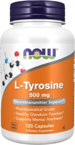 NOW Foods L-Tyrosine 500 mg – 120 Caps