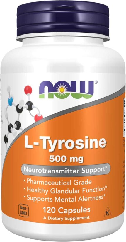 NOW Foods L-Tyrosine 500 mg - 120 Caps