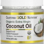 California Gold Nutrition Superfoods Cold Pressed Organic Virgin Hindistan Cevizi Yağı Coconut Oil 473 ml