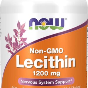 NOW Foods Lecithin 1200 mg with Phosphatidyl Choline 100 Softgels
