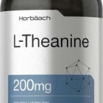 Horbäach L Theanine | 200mg | 400 Capsules | Value Size | Non-GMO, Gluten Free