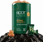 ROOT LABS 10-in-1 Alpha Shilajit Gummies 4000 mg Ksm66 with Tongkat Ali & Maca Root Men & Women 60 Gummies