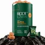 ROOT LABS 10-in-1 Alpha Shilajit Gummies 4000 mg Ksm66 with Tongkat Ali & Maca Root Men & Women 60 Gummies