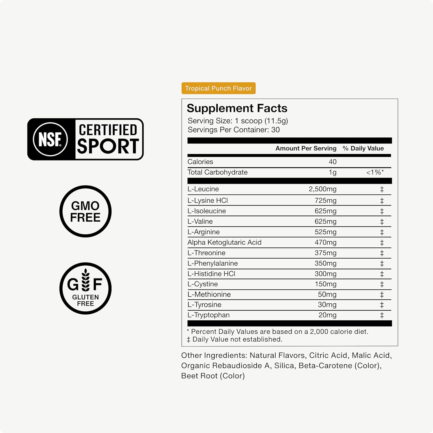Momentous Vital Aminos Powder BCAA & EAA NSF Certified for Sport - GMO- & Gluten-Free - 30 Servings - Görsel 3