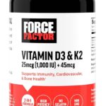 Force Factor Vitamin D3 K2 120 Caps