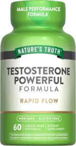 Nature's Truth, Testo Powerful Longjack Tongkat Ali+Tribulus+Fenugreek+Dım+İndole 60 Liquid Max Softgels - Görsel 2