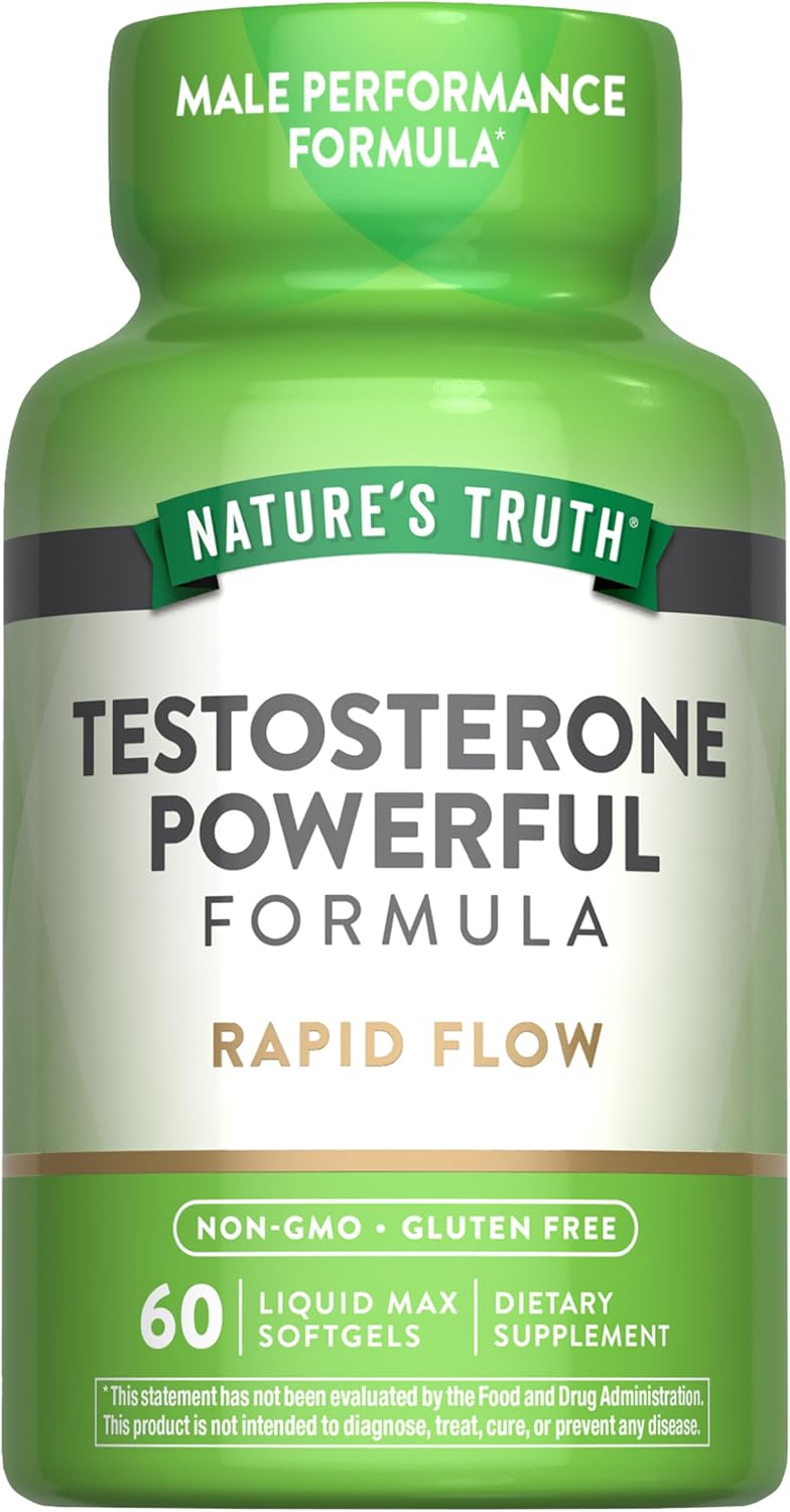 Nature's Truth, Testo Powerful Longjack Tongkat Ali+Tribulus+Fenugreek+Dım+İndole 60 Liquid Max Softgels - Görsel 2