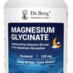 Dr. Berg Maximum Strength 4-in-1 Chelated Magnesium Glycinate D3, B6 & Zinc 90 Caps