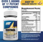 Gat Sport Testrol Gold Es Tribulus + Arginine + Selenium + Fenugreek + Saw Palmetto + Ginkgo Biloba – 60 Tablet