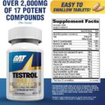 Gat Sport Testrol Gold Es Tribulus + Arginine + Selenium + Fenugreek + Saw Palmetto + Ginkgo Biloba - 60 Tablet