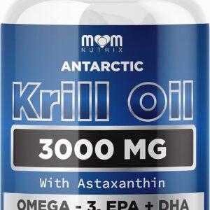 Dr. JOEL'S MOM NUTRIX Antarctic Krill Oil EPA DHA Astaxanthin & Phospholipid 150 Softgels