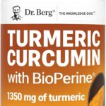 Dr. Berg Turmeric with Curcumin Black Pepper BioPerine 1350 mg 60 Caps